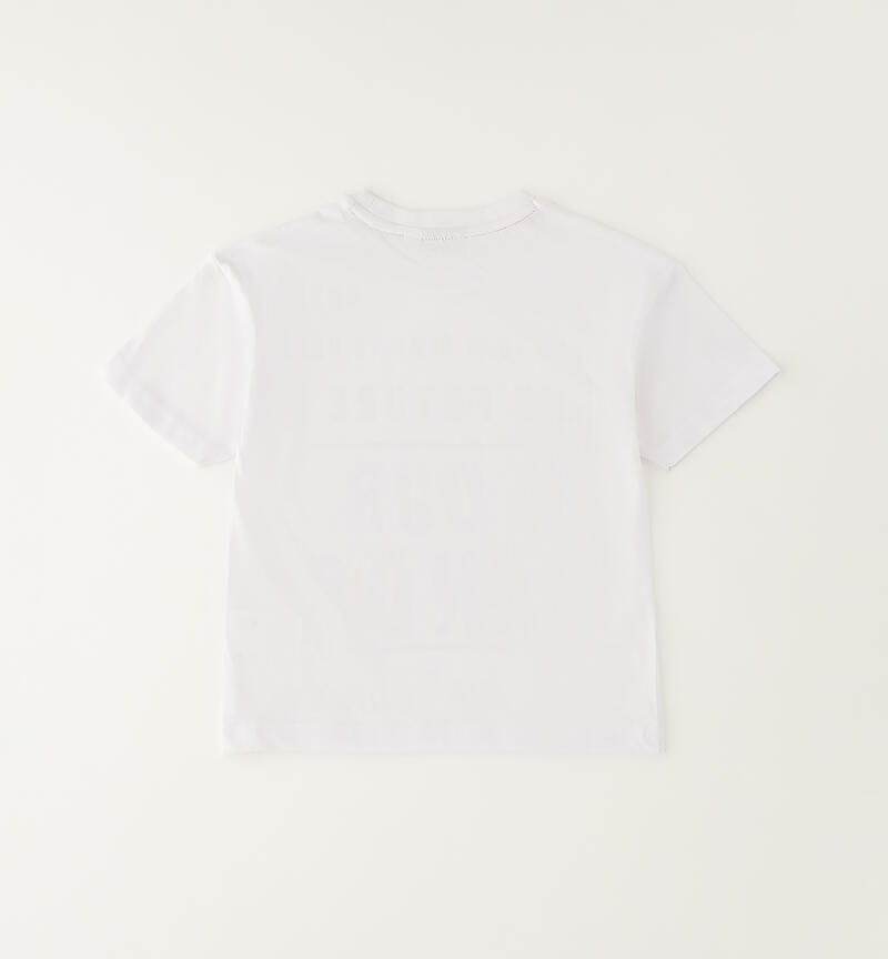 100% cotton children's T-shirt BIANCO-0113