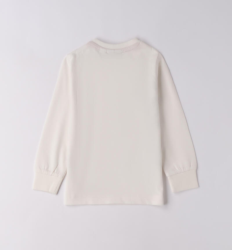 Maglietta bambino 100% cotone PANNA-0112