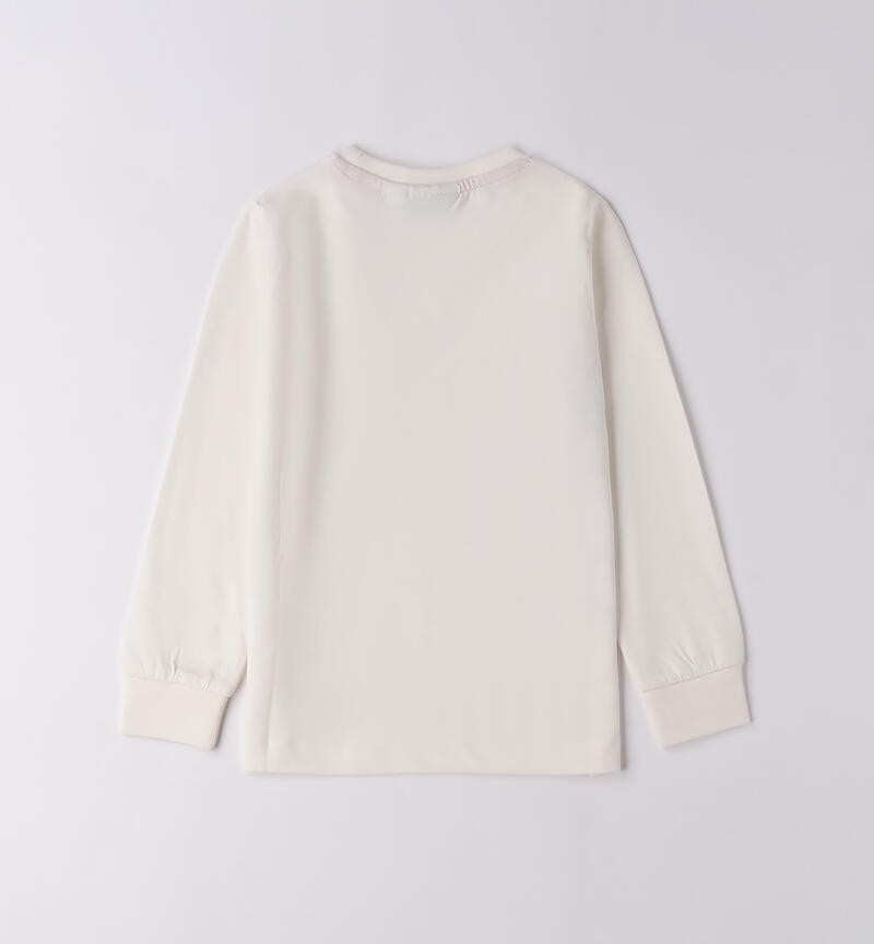 Maglietta bambino 100% cotone PANNA-0112