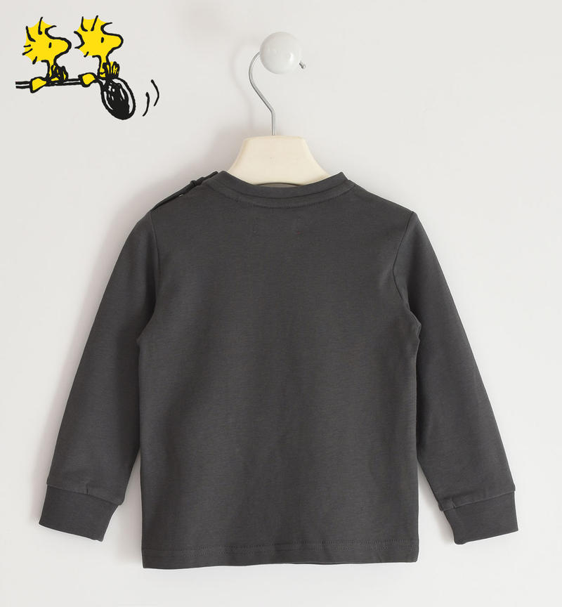 Maglietta bambino capsule Peanuts da 9 mesi a 8 anni Sarabanda GRIGIO SCURO-0566