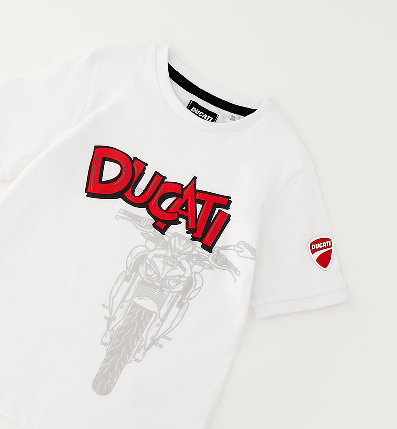 Ducati children's T-shirt BIANCO-0113