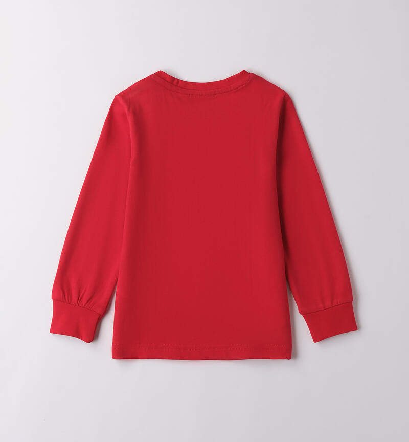 Maglietta bambino girocollo ROSSO-2253