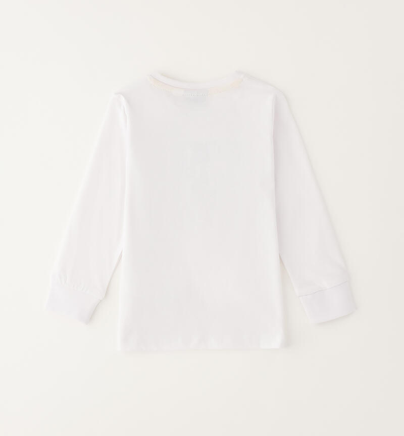 Children's cotton T-shirt BIANCO-0113
