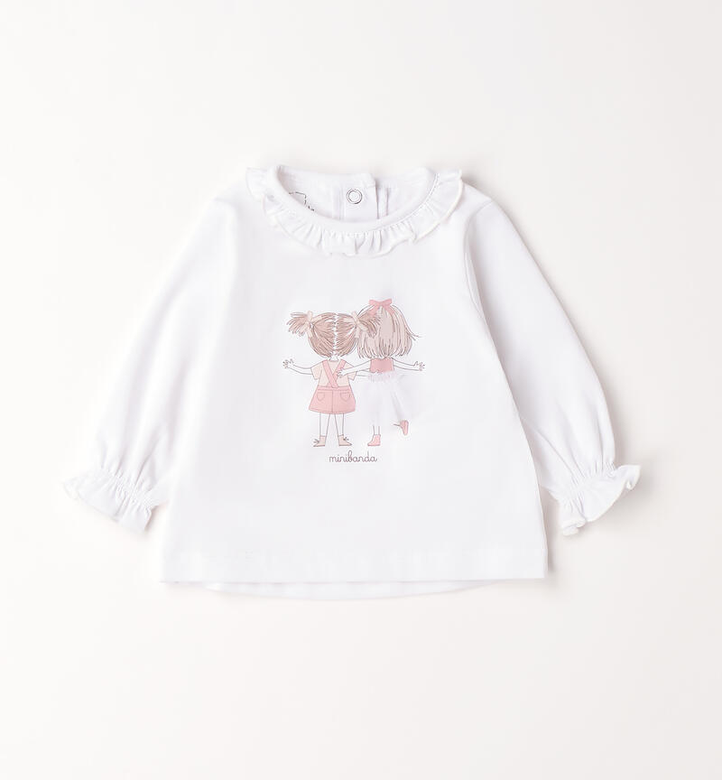 Minibanda girls' T-shirt BIANCO-0113