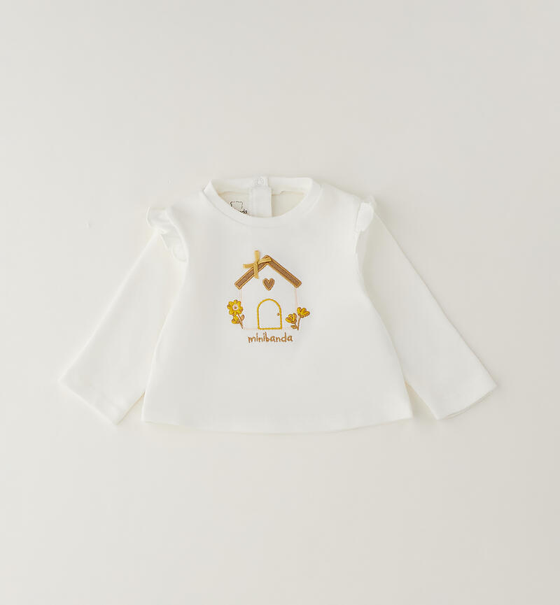 Newborn baby girl's T-shirt PANNA-0112