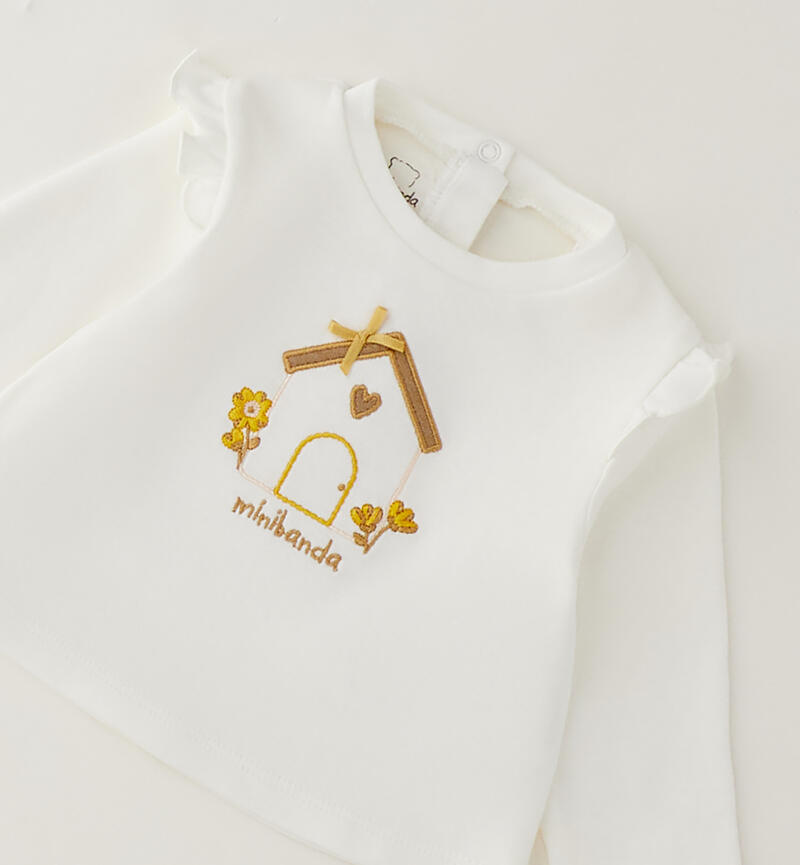 Newborn baby girl's T-shirt PANNA-0112