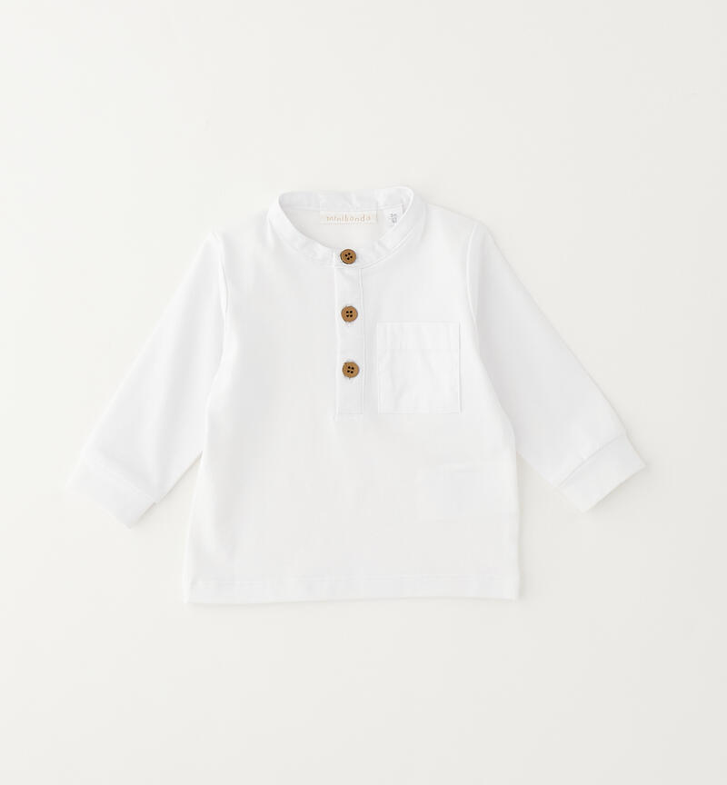 Maglietta bimbo Minibanda BIANCO-0113