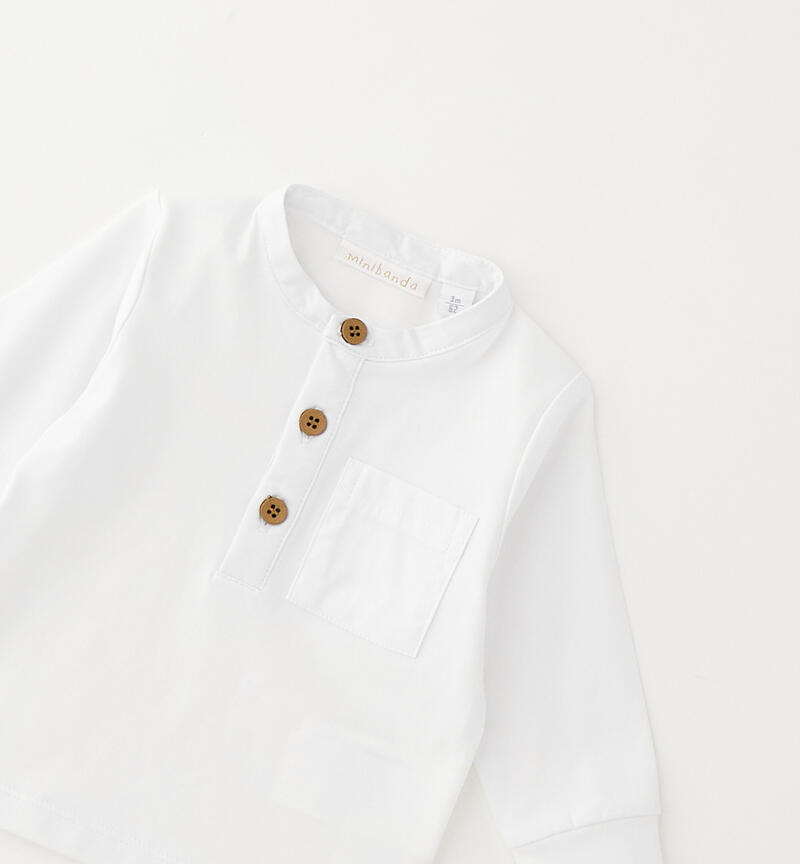 Maglietta bimbo Minibanda BIANCO-0113