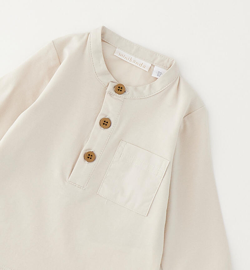 Maglietta bimbo Minibanda ECRU'-0164