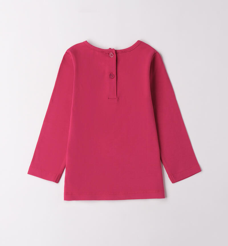 Maglietta da bambina MAGENTA-2681