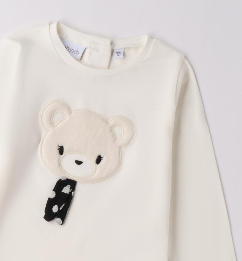 Maglietta da bambina PANNA-0112