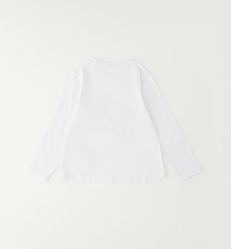 Sarabanda girls' T-shirt BIANCO-0113