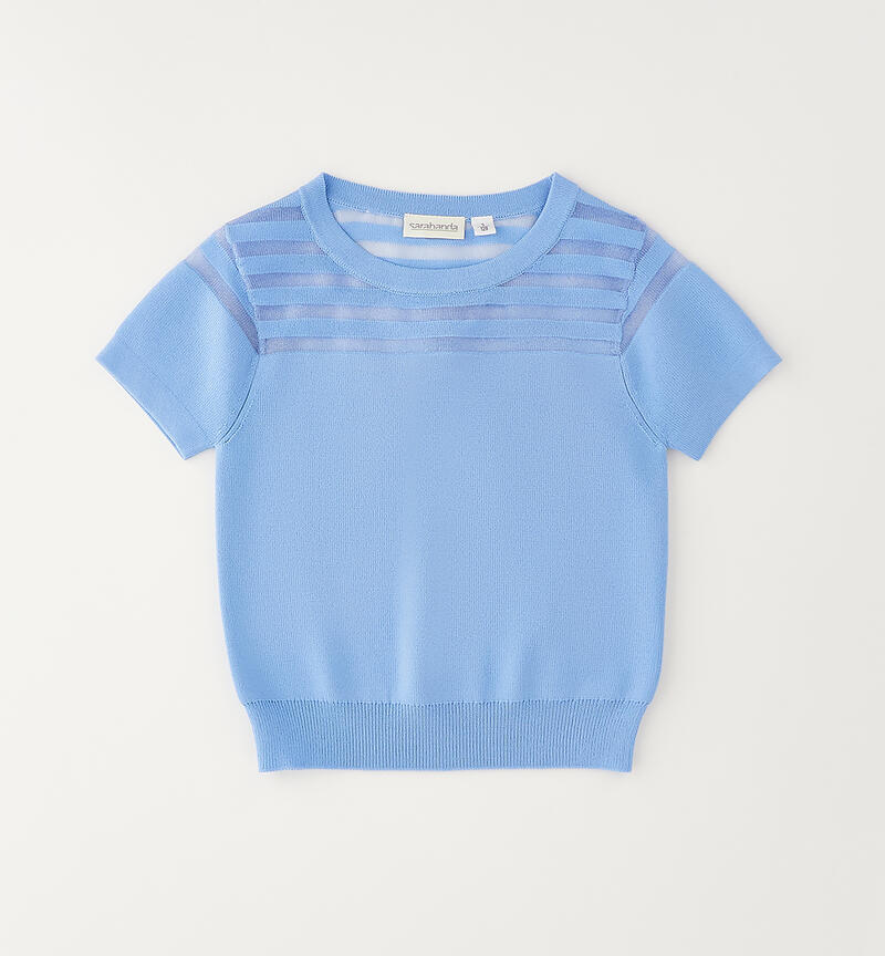 Sarabanda girls' T-shirt CELESTE-3634