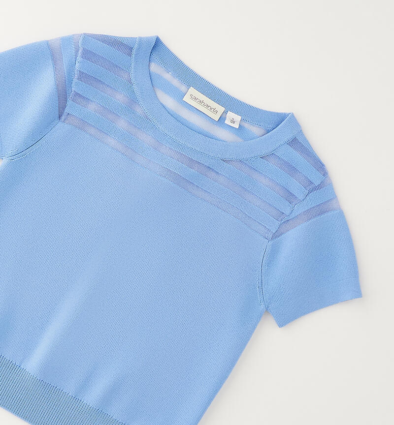 Sarabanda girls' T-shirt CELESTE-3634