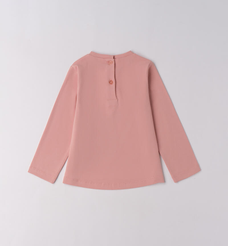 Maglietta da bambina Sarabanda ROSA-2524