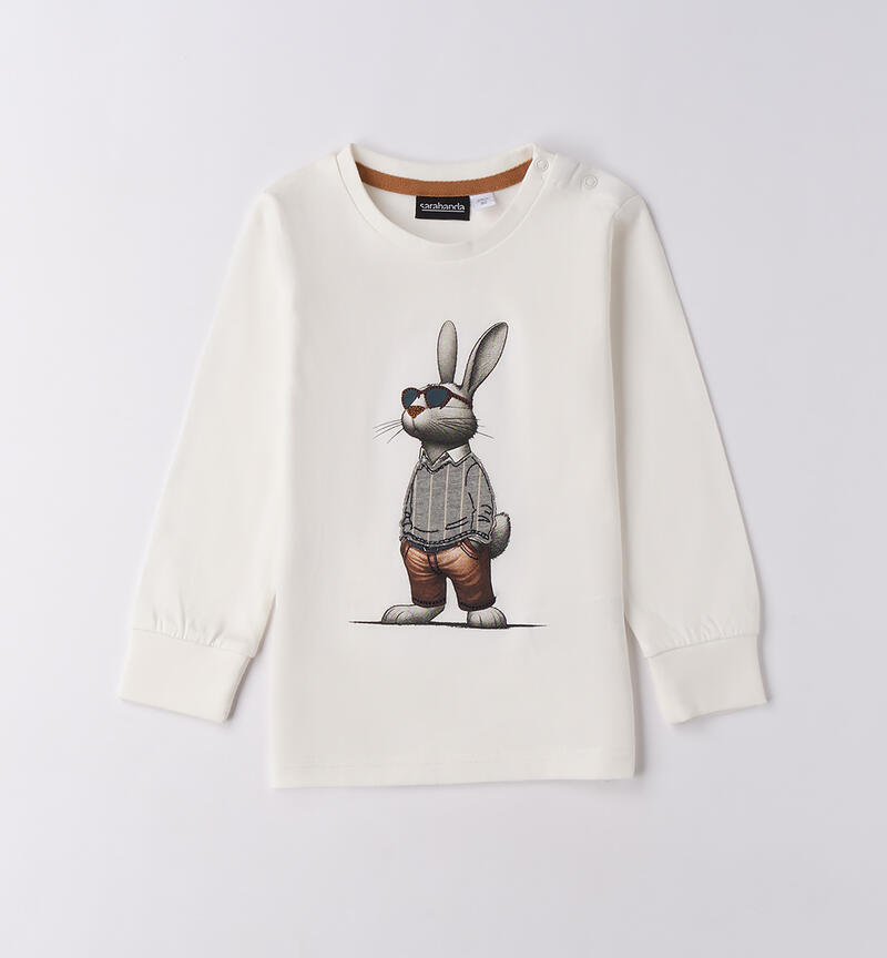 Boy's t-shirt with bunny PANNA-0112