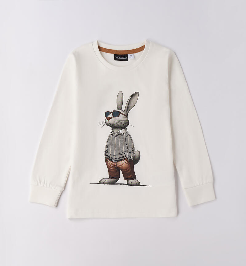 Boy's t-shirt with bunny PANNA-0112