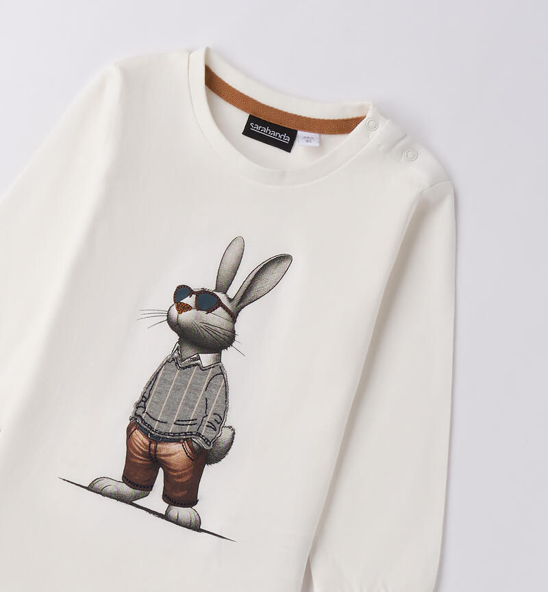 Boy's t-shirt with bunny PANNA-0112