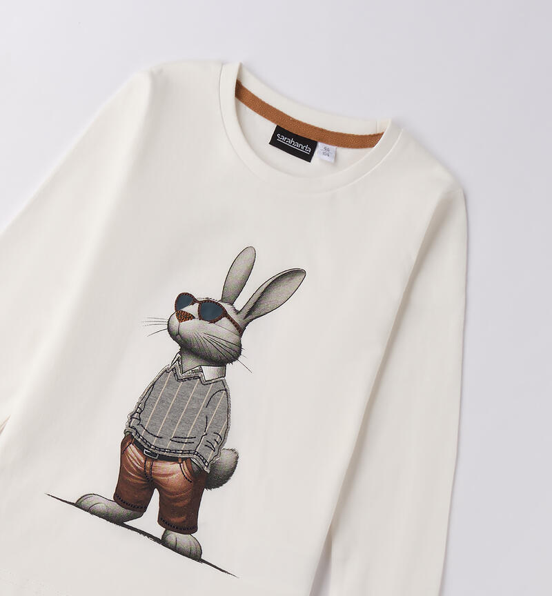 Boy's t-shirt with bunny PANNA-0112