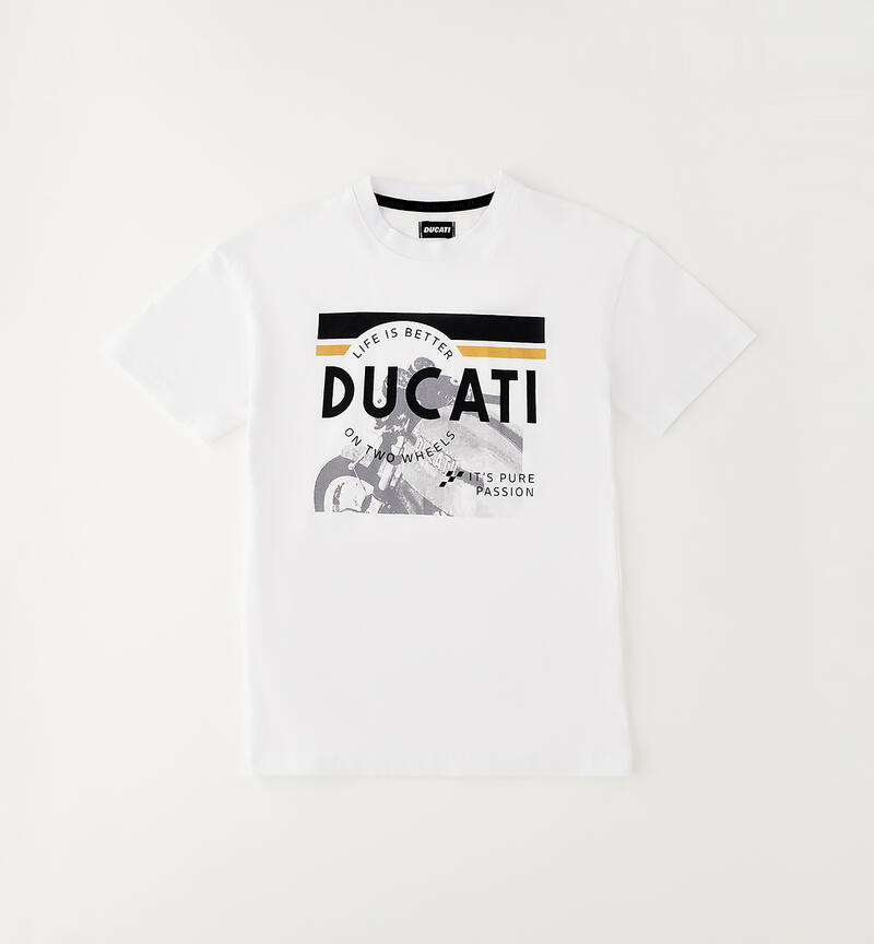Ducati children's T-shirt BIANCO-0113