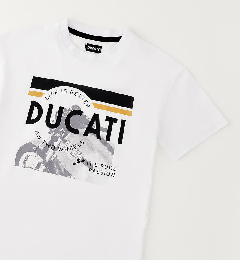 Ducati children's T-shirt BIANCO-0113