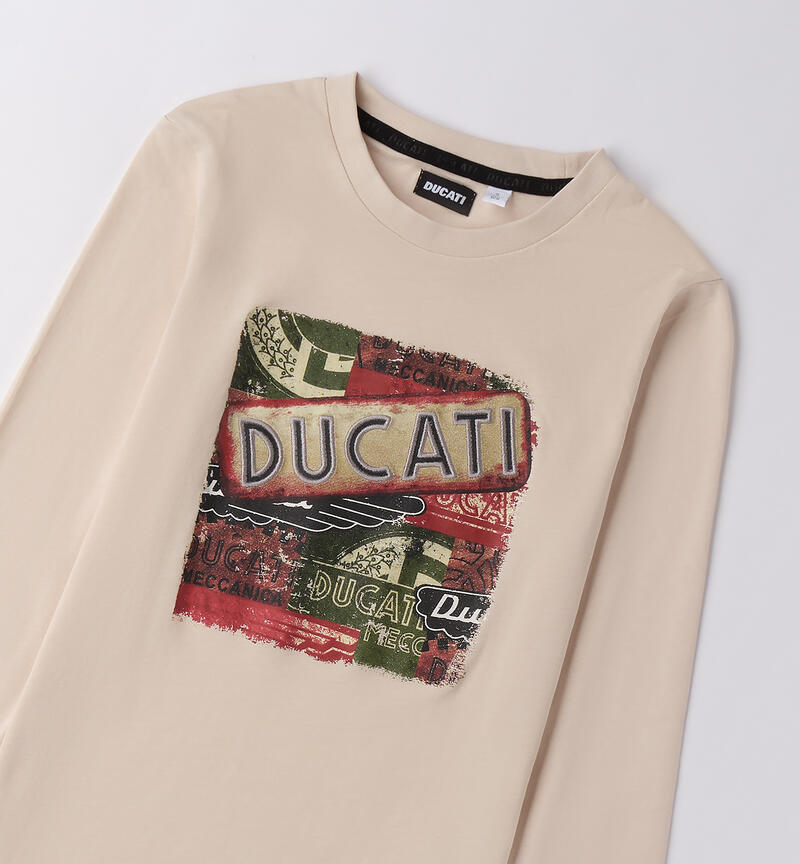 Maglietta Ducati per ragazzo ECRU'-0164