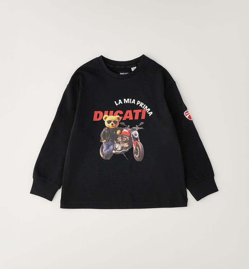 Maglietta Ducati per ragazzo NERO-0658