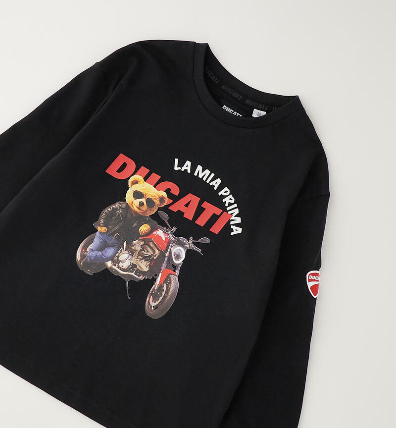Maglietta Ducati per ragazzo NERO-0658