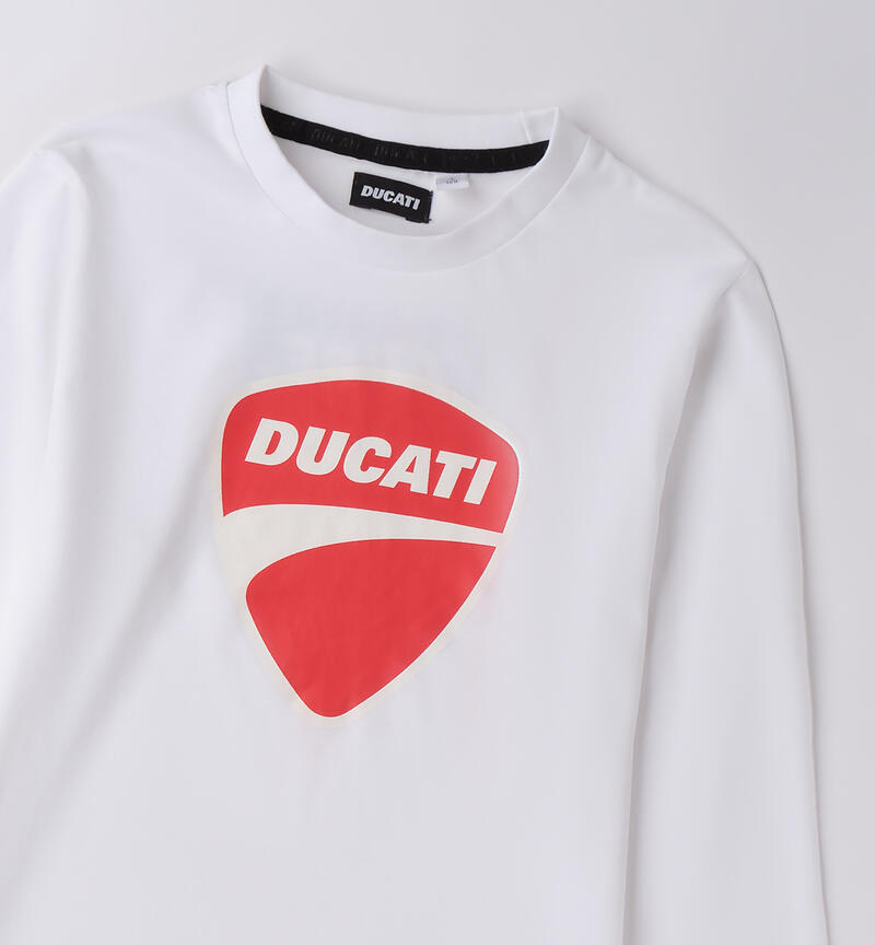 Maglietta Ducati ragazzo BIANCO-0113