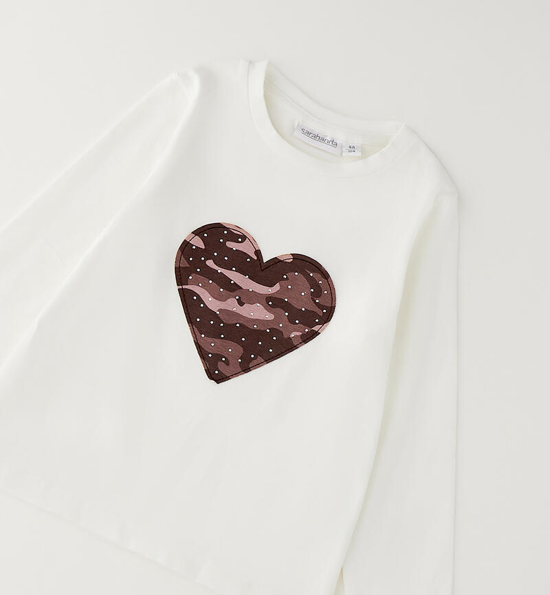 Girls' cotton T-shirt PANNA-0112