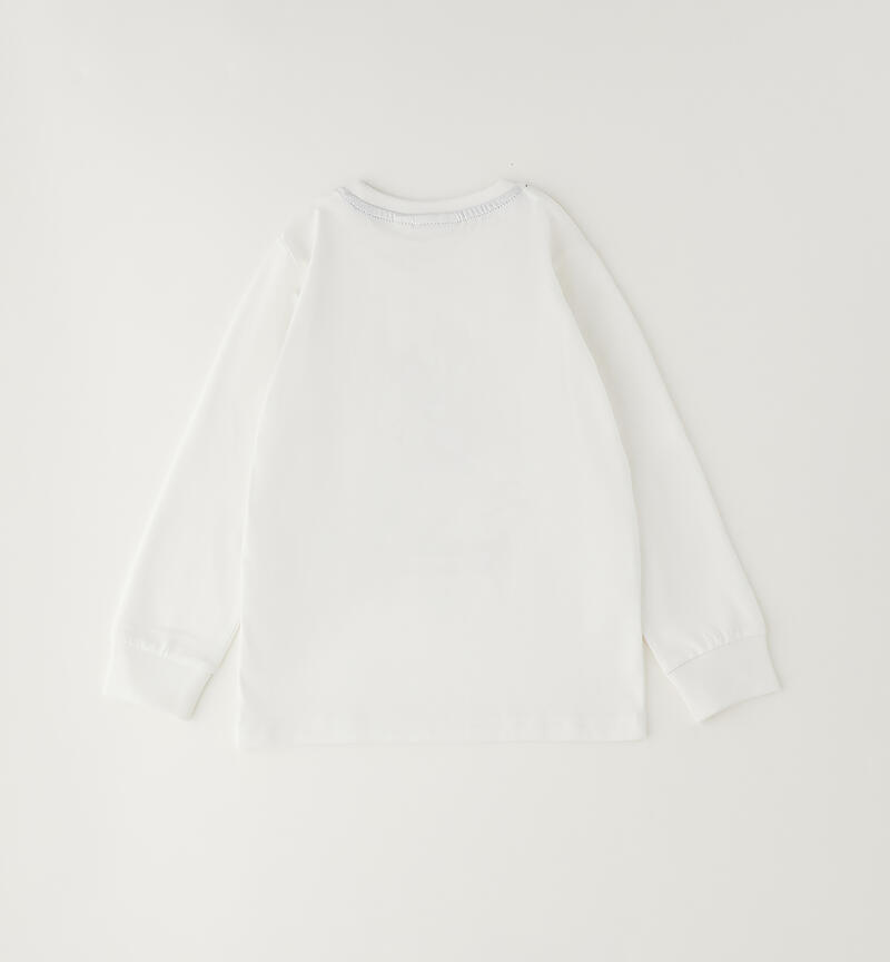 Maglietta in cotone bambino PANNA-0112