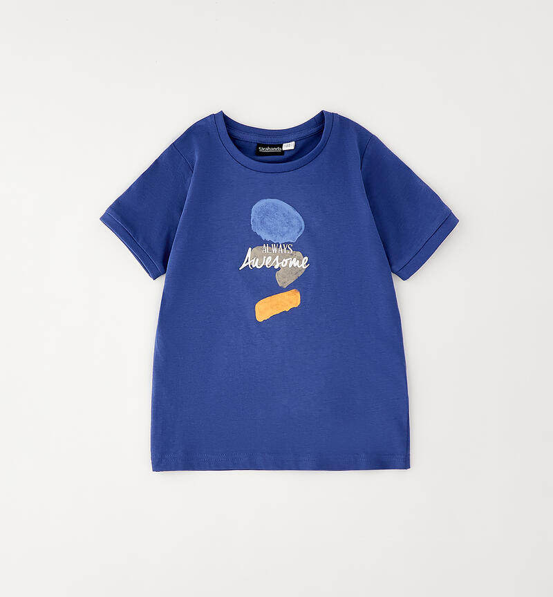 Maglietta manica corta bambino BLU-3652