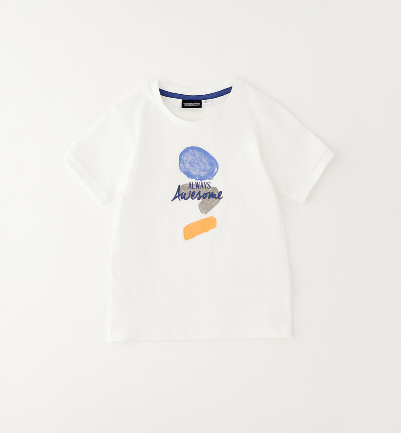 Maglietta manica corta bambino PANNA-0112