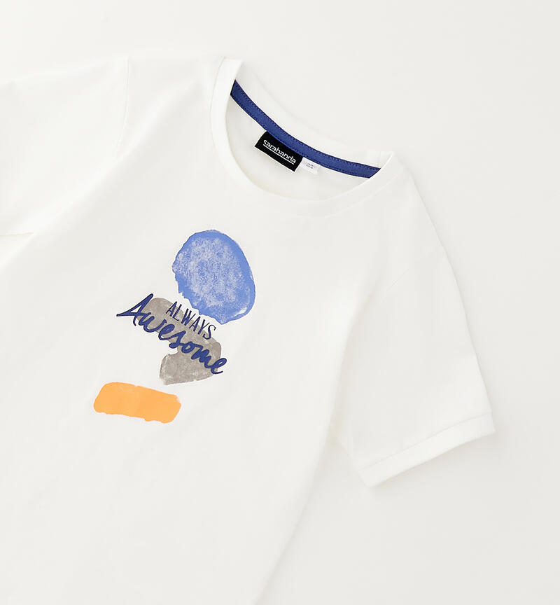 Maglietta manica corta bambino PANNA-0112