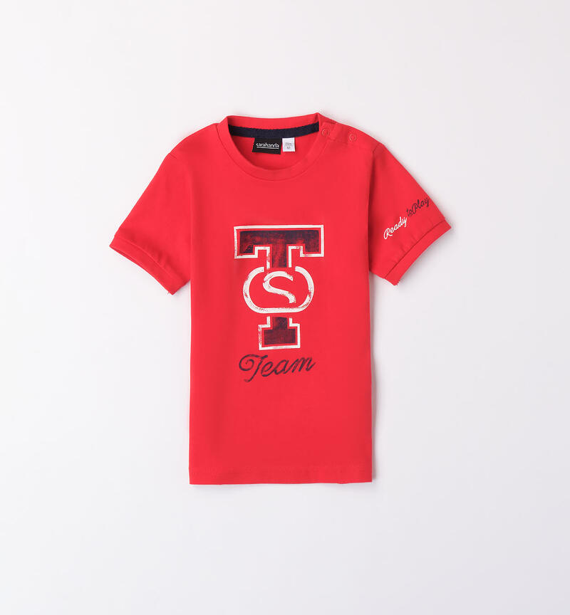 Boys' short-sleeved top ROSSO-2236