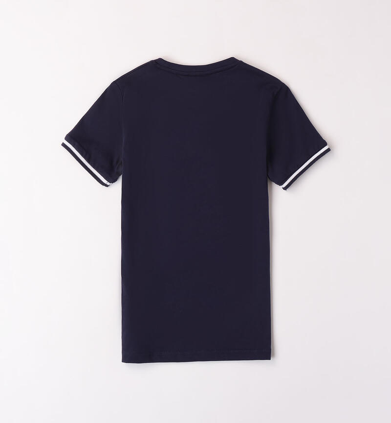 Boys' short-sleeved top NAVY-3854