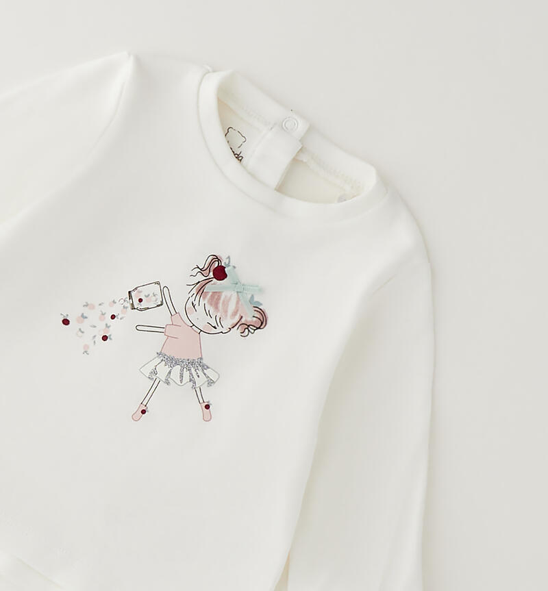 Maglietta Minibanda bimba PANNA-0112