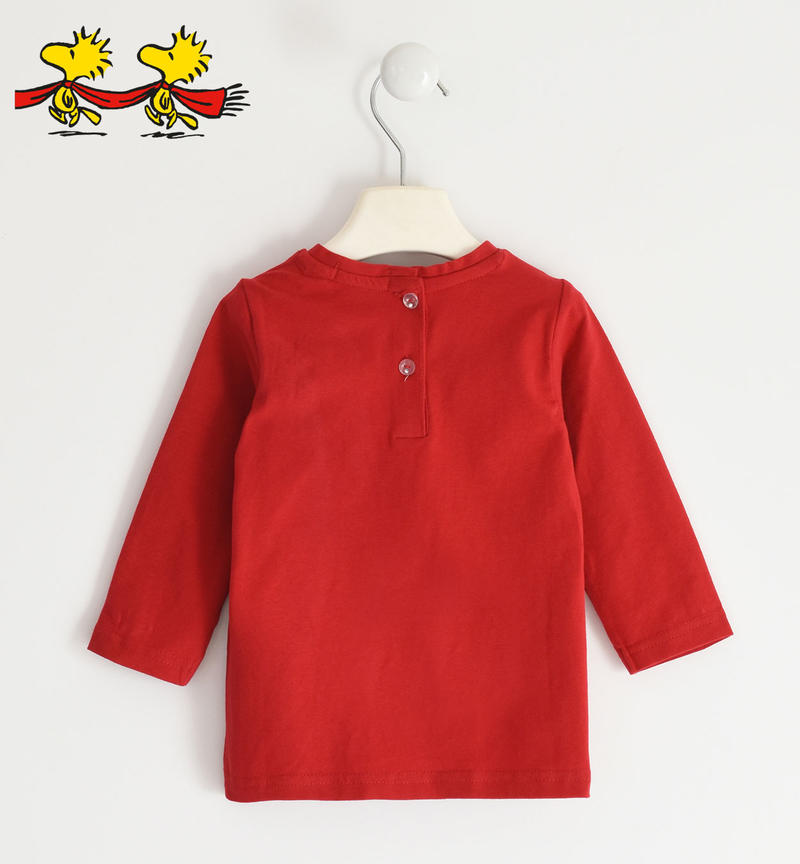 Maglietta natalizia capsule Peanuts da 9 mesi a 8 anni Sarabanda ROSSO-2253
