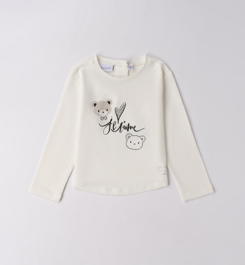 Maglietta per bambina PANNA-0112