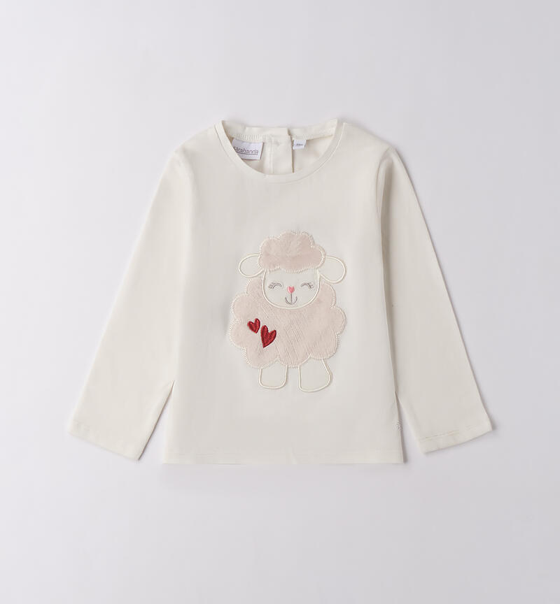 Maglietta per bambina PANNA-0112