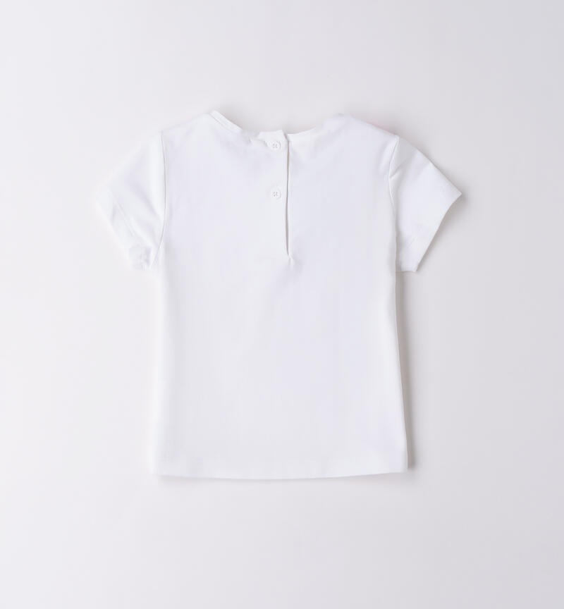 Maglietta per bambina Sarabanda BIANCO-0113