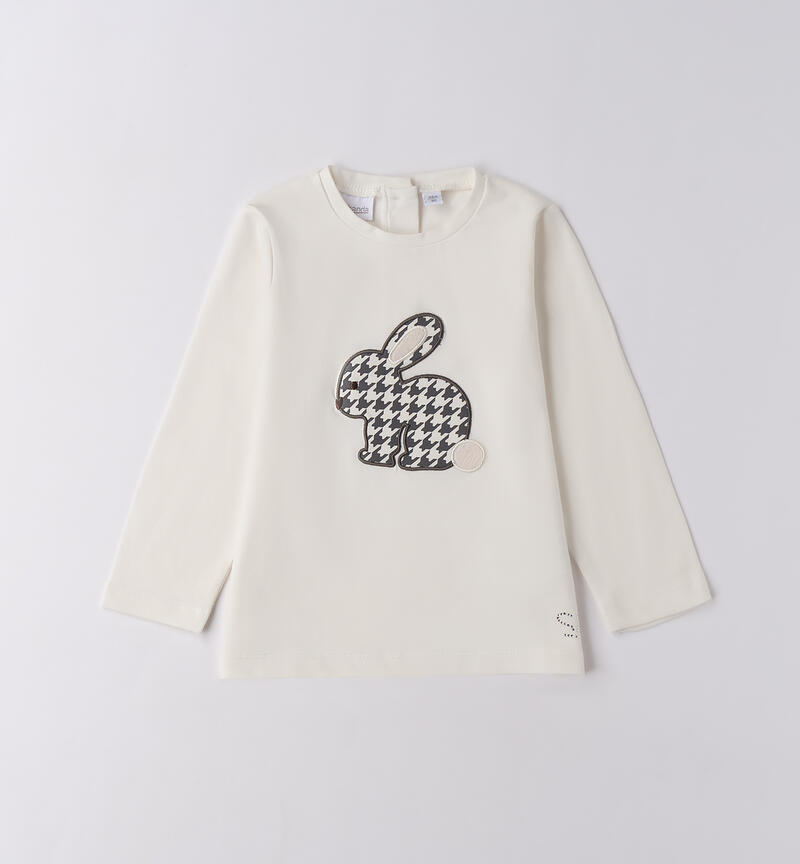 Maglietta per bambina Sarabanda PANNA-0112