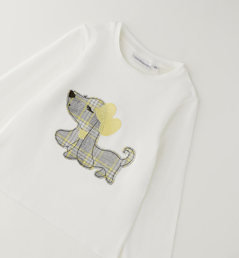 Sarabanda T-shirt for girls PANNA-0112