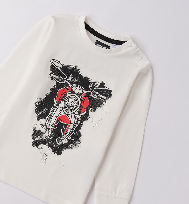 Maglietta per bambino Ducati PANNA-0112