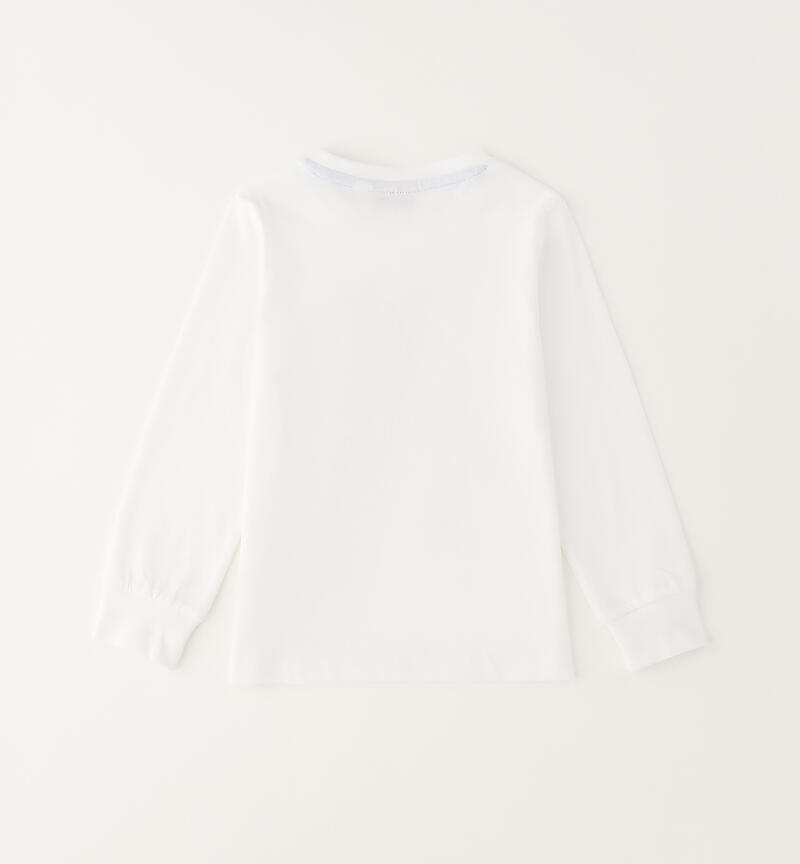 Sarabanda children's T-shirt BIANCO-0113