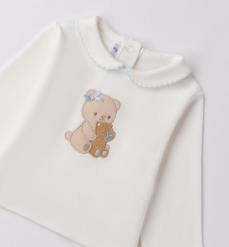 Maglietta per bimba neonata PANNA-0112