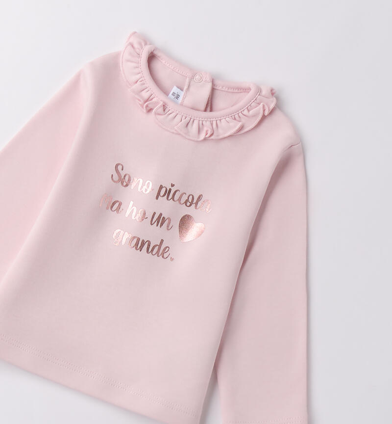 T-shirt for baby girl PINK-2714