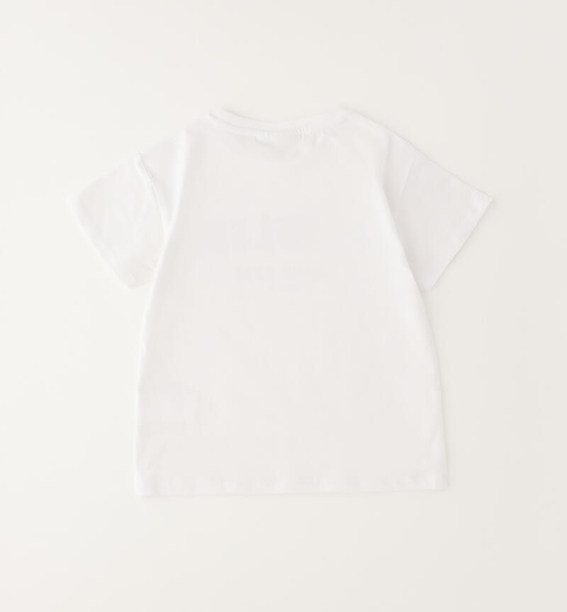 T-shirt for girls BIANCO-0113