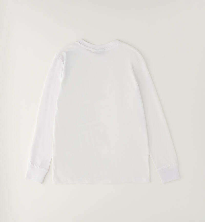 Maglietta per ragazzo Sarabanda BIANCO-0113