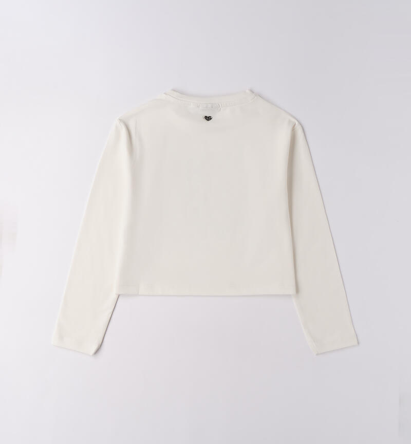 Crew neck t-shirt for girls PANNA-0112